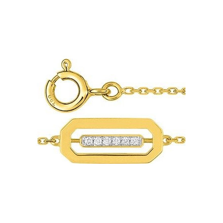 Bracelet or jaune 750/1000e Diamants