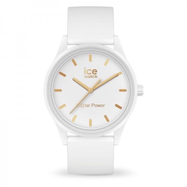 Monre ICE Watch Solar Power - White gold